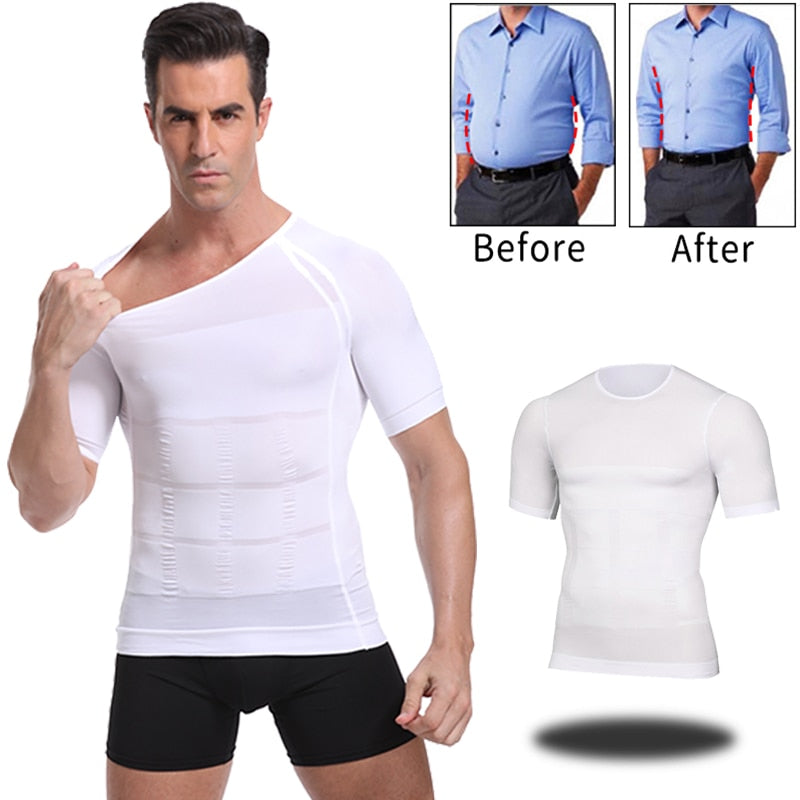 Classix Men Body Toning T-Shirt Slimming Body Shaper Corrective