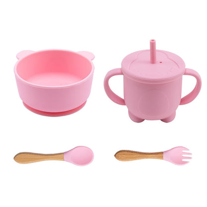 4Pcs/Set Silicone Baby