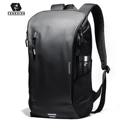 Fenruien Men Backpack Multifunctional Waterproof 15.6