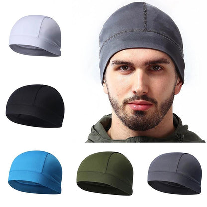 Summer Cap Hat Breathable Absorb Sweat Solid Bike