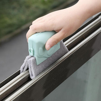 creative window groove cleaning cloth window