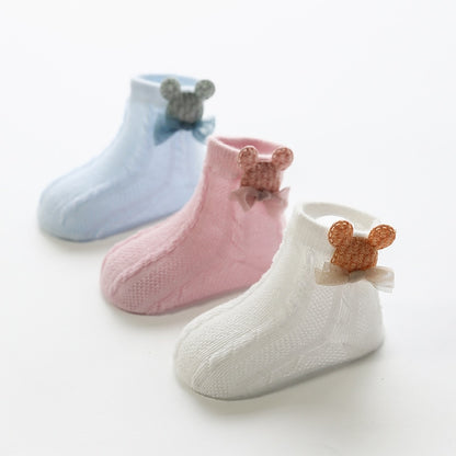 3 Pairs / lot Baby Socks