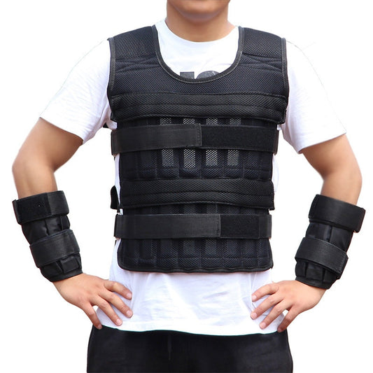 New 15/35KG Adjustable Loading Weight Vest Boxing Training