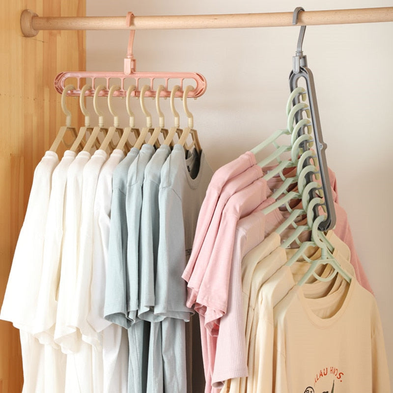 1/2pcs Magic Multi-port Support hangers for Clothes