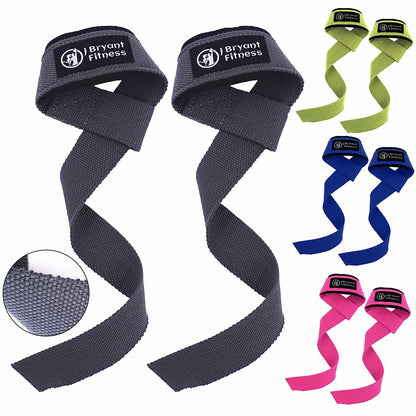 1 Pair Gym Lifting Straps Fitness Gloves Anti-slip Hand Wraps