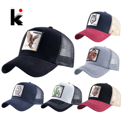 Mode Tiere Stickerei Baseball Caps