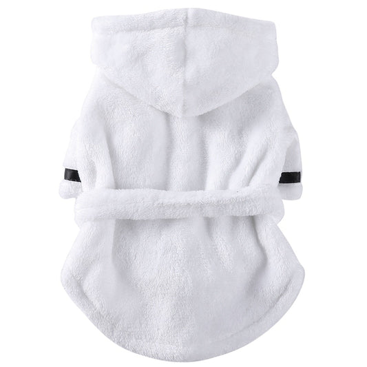 Pet Dog Bathrobe Dog Pajamas Sleeping Clothes Soft Pet Bath Drying Towel Clothes for Puppy Dogs Cats Pet Accessories