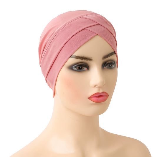 high quality criss cross muslim hijab inner hat underscarf