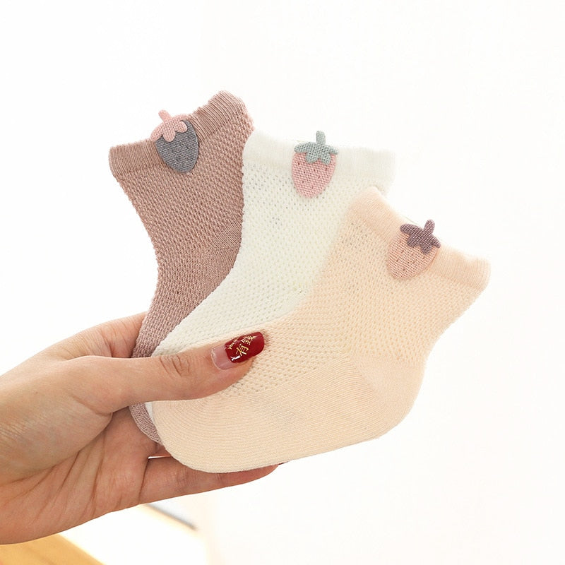 3 Pairs / lot Baby Socks