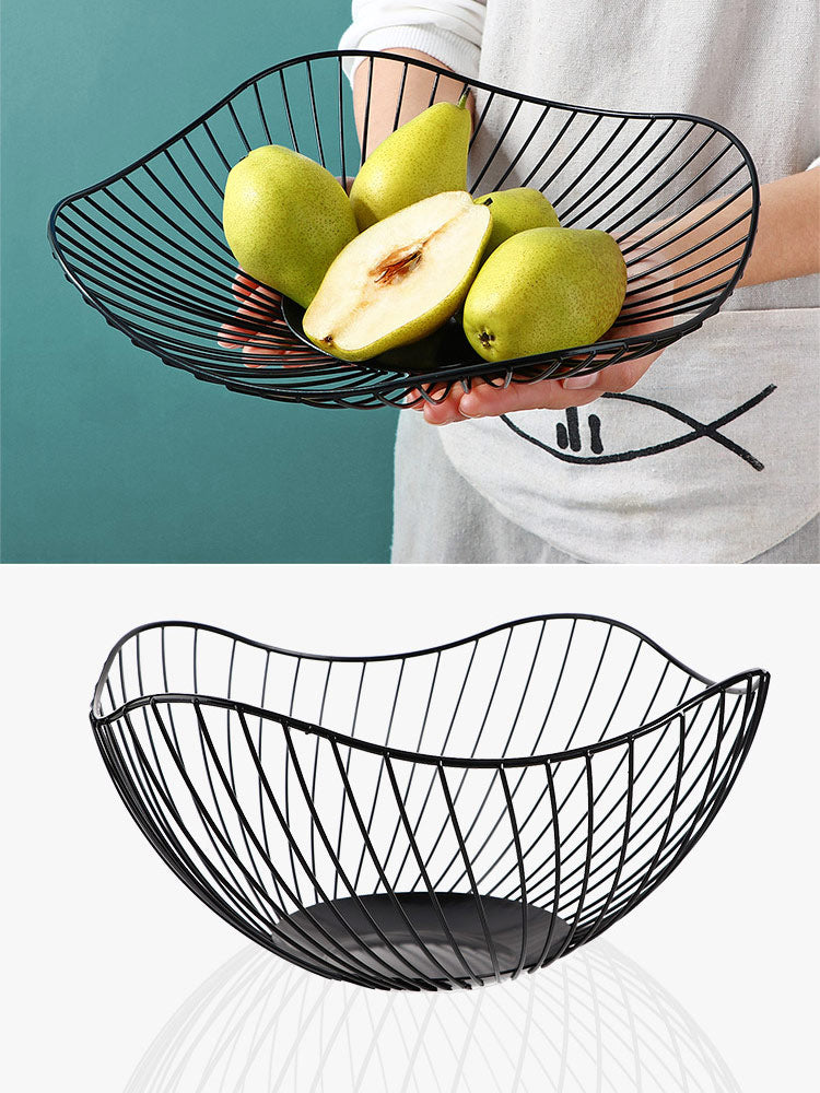 Artist modern Nordic home tablewares metal dry fruit plate for baby snack fruit bowl iron craft frutero metalico