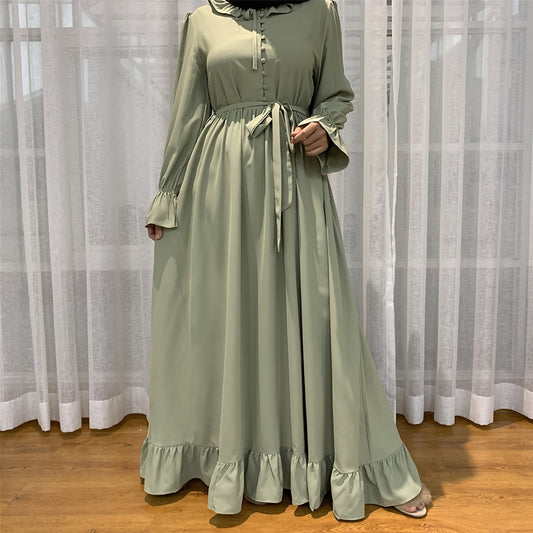 Abaya Dubai Türkei Muslimischen Mode Hijab Kleid