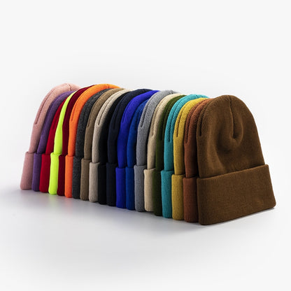 20 colors New Korean Wool Acrylic Knitted Caps