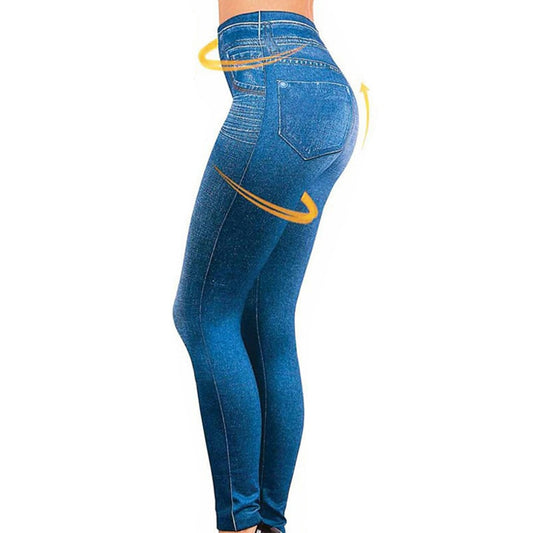 Gtpdpllt S-XXL Sexy Leggings Frauen Gefüttert Frühling Herbst Druck Jeans Sportwear Dünne Jeggings Zwei Echte Taschen Frau Fitness Hosen