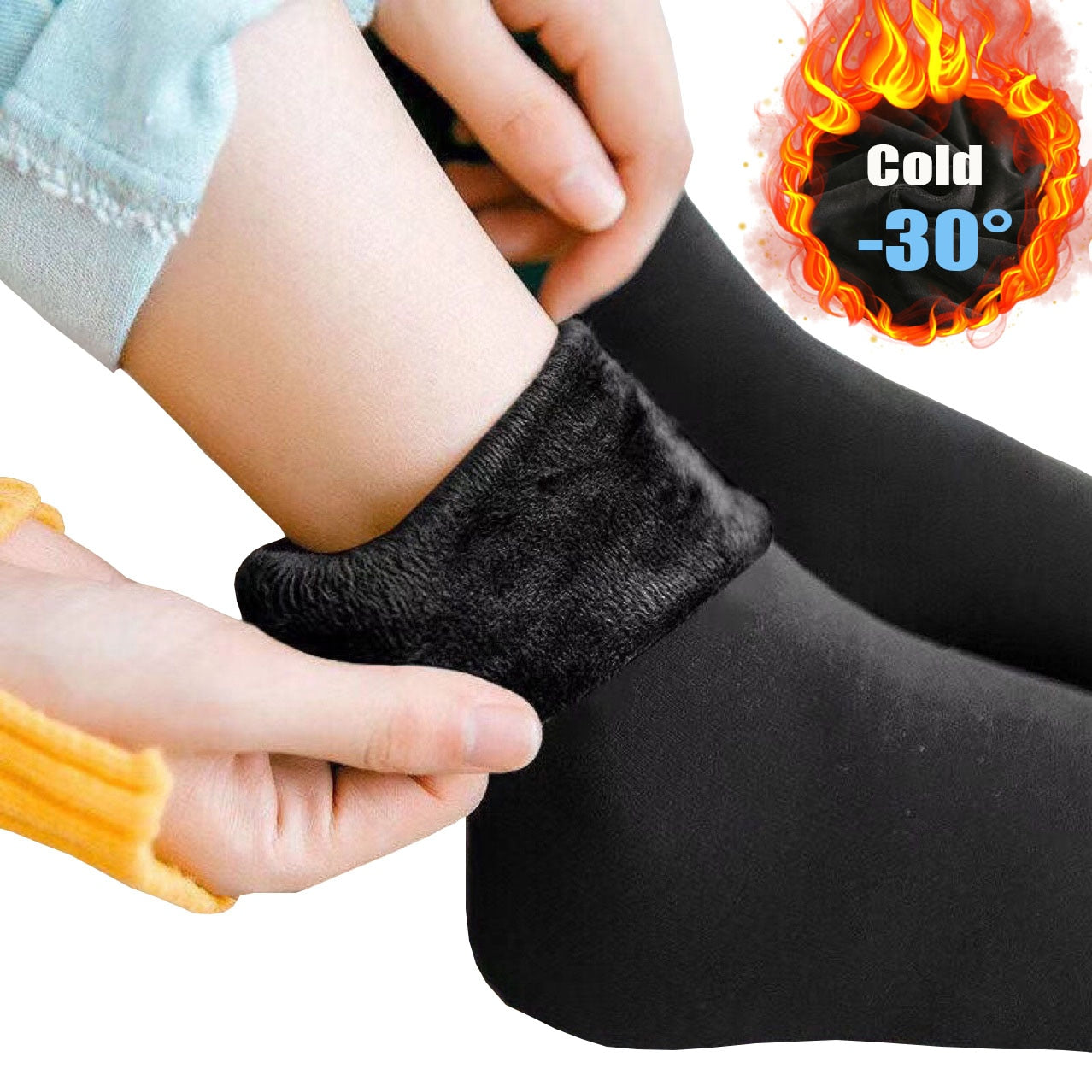 Winter Warm Verdicken Thermische Socken Weiche Casual