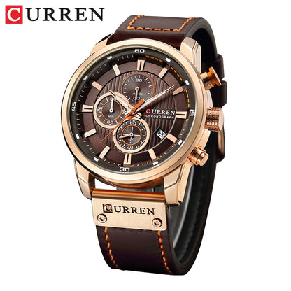 Curren Fashion Date Quartz Men Watches Top Brand