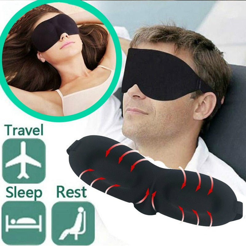 3D Sleep Mask Natural Sleeping Eye Mask Eyeshade Cover Shade Eye Patch