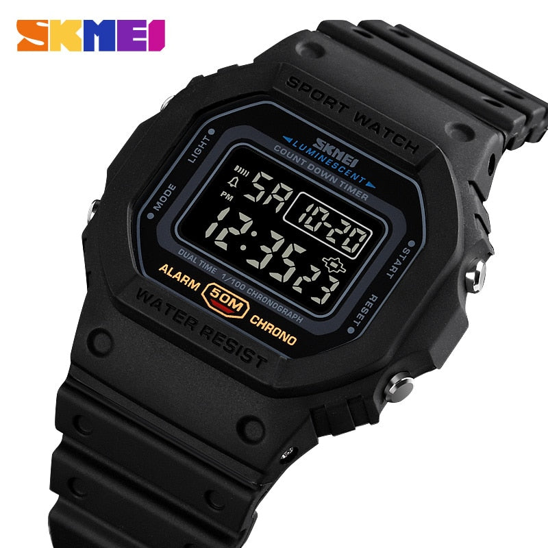 Multifunctional Digital Sport Watch Men 2 Time