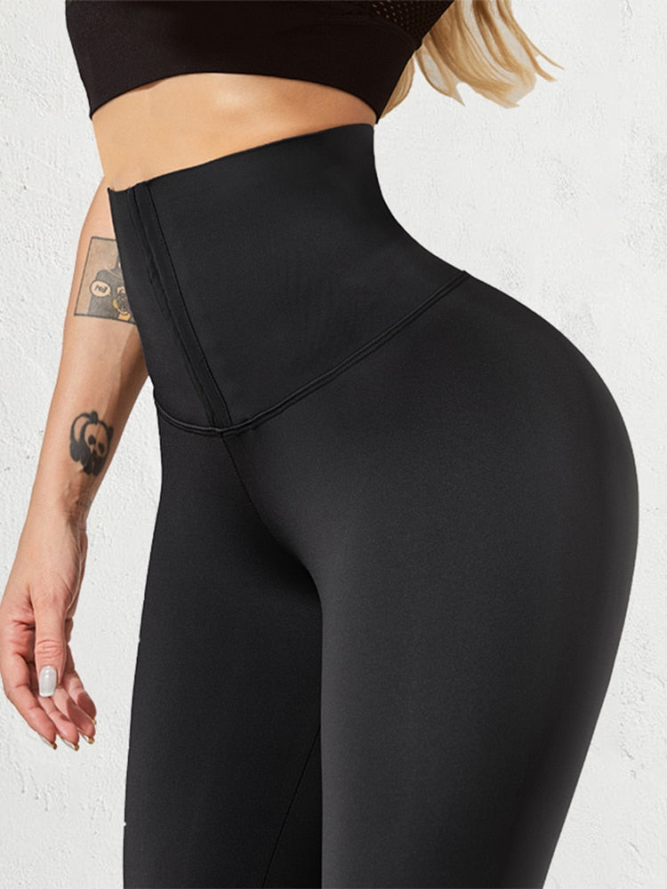 Legging für Fitness Hohe Taille Leggings Push-Up