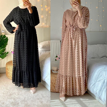 Hijab Kleid Robe Femme Kaftan Marocain Vestidos Largos