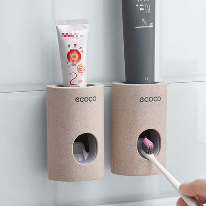 Automatic toothpaste dispenser non-toxic wall hanger
